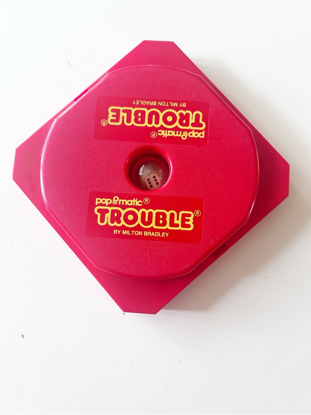 Vintage 1986 Milton Bradley Pop-O-Matic Trouble Travel Size Game Complete